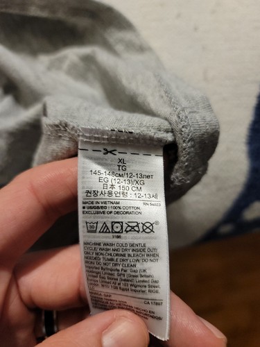 Gap Star Wars graues Darth Vader T-Shirt Jungen Größe XL 100% Baumwolle - Bild 5 von 6