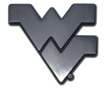 west virginia mountaineers WV logo matte chrome car auto emblem usa made