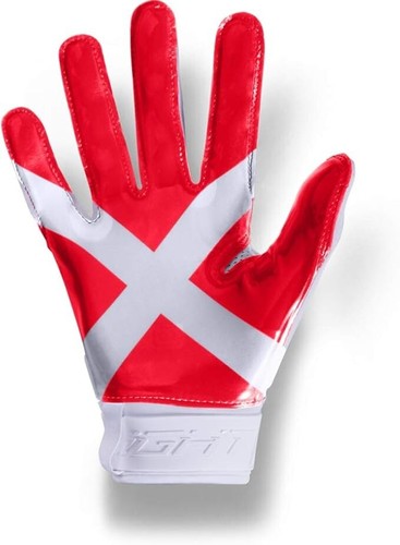 Guanti da calcio Under Armour Spotlight Ultra GG bianco/rosso taglia XXL PREZZO AL PUBBLICO $55,00 - Foto 2 di 2