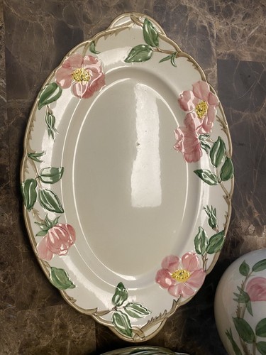 35 Pieces Vintage Franciscan Desert Rose Dinning Tea Set Made In USA Fine China - Picture 17 of 24