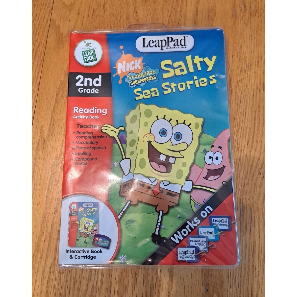 Leap pad frog 2nd grade reading SpongeBob SquarePants salty