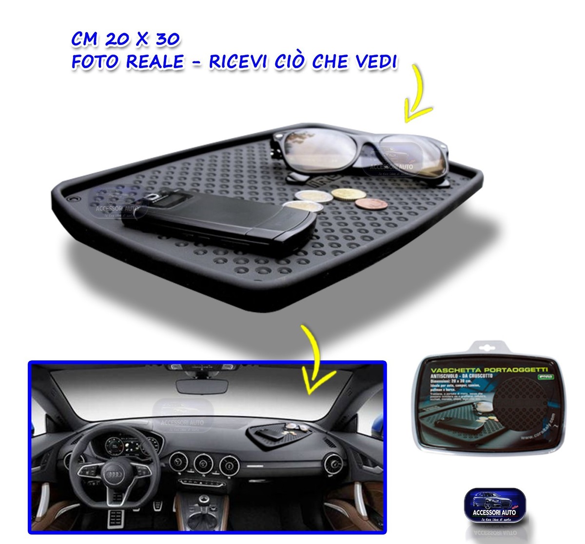 Tappetino Per Telefono Antiscivolo Per Auto 4 In 1, Tappetino Per - Foto 7