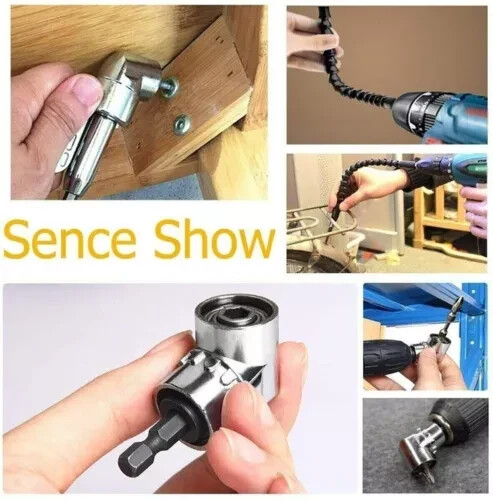 Detachable 90 Degree Screwdriver Right Angle Drill Attachment DIY ...