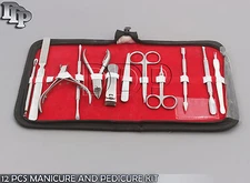 12 PCS STAINLESS STEEL MANICURE AND PEDICURE BEAUTY TOOLS SET,DDP-573