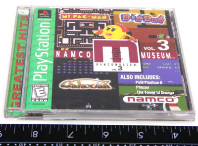 Namco Museum Vol 3 Playstation 1 PS1 Complete Game Tested Works CIB