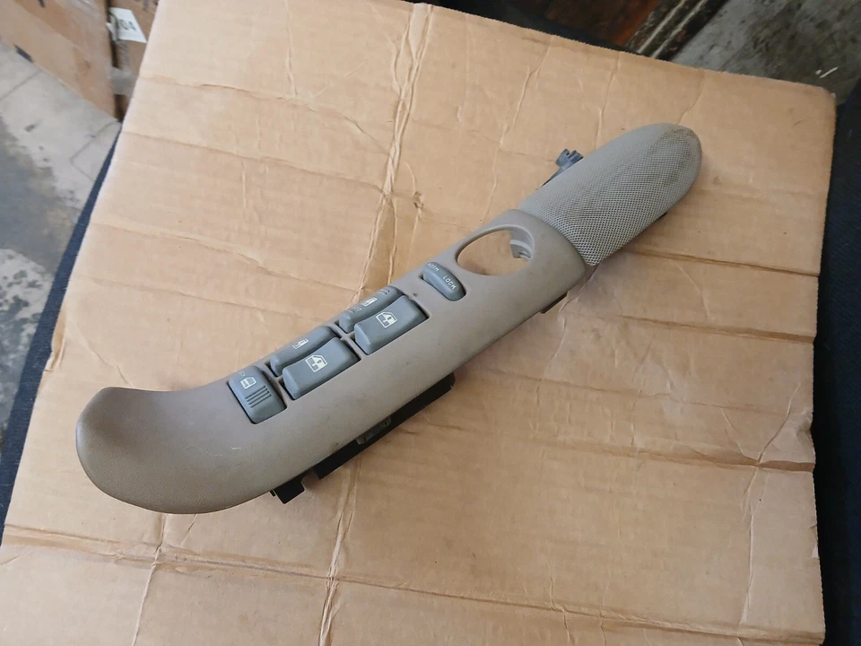 95-99 CHEVY Silverado TAHOE SUBURBAN GMC YUKON Driver Master Power Switch beige - Image 2 of 4