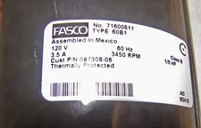 097308-06 motor For Desa Master Reddy Remington Heaters 079505-01 097300-02