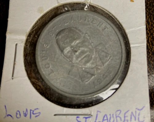 Louis St-Laurent 1948, Prime Minister, Ottawa, Canada, Token/Coin 32mm