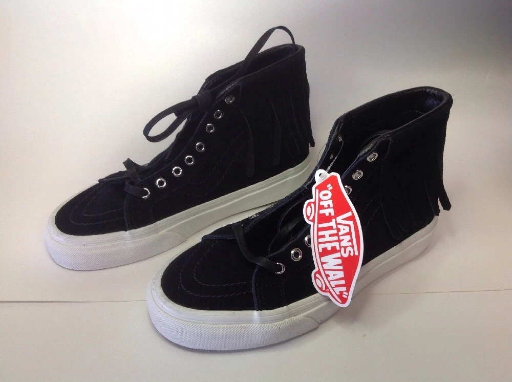 Vans Sk8-Hi Moccasin, Suede, Black, Womens Size eBay