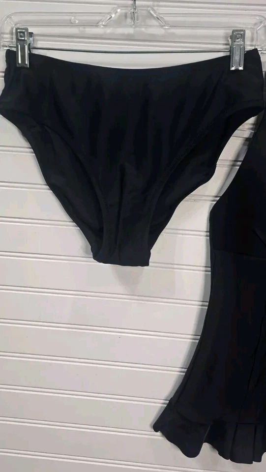 Traje de baño Shore Shapes Tankini 2 piezas talla 8 negro Foto 3 de 4