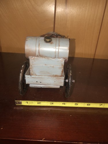 Tin Car Metal Home Decoration Artwork 1910’s Bugatti? - Picture 8 of 9