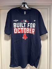 Boston Red Sox Fanatics Shirt Mens Large 2021 Postseason Built For October NWT