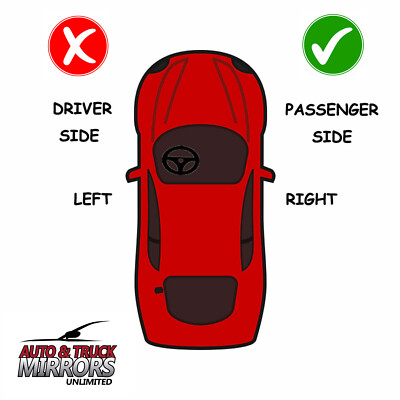 New Passenger Side Mirror Glass For Ford Truck & Excursion – Includes Adhesive, Fast Shipping