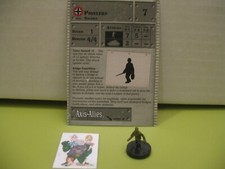 Axis  Allies Miniatures EASTERN FRONT Pioneers with card 44/60 