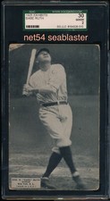 1925 W461 EXHIBITS Babe Ruth SGC 2 New York Yankees HOFer The Bambino!  RARE