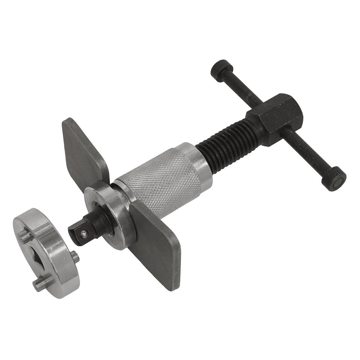 Sealey VS0247 Left-Handed Brake Piston Wind-Back Tool with Double Adaptor