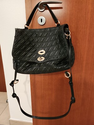 Zanellato Tasche schwarz mit Nieten