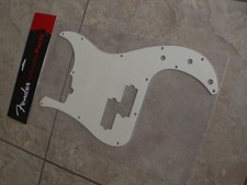 FENDER PRECISION BASS PICKGUARD 13 HOLE PARCHMENT 3-PLY 099-1376-000 NEW