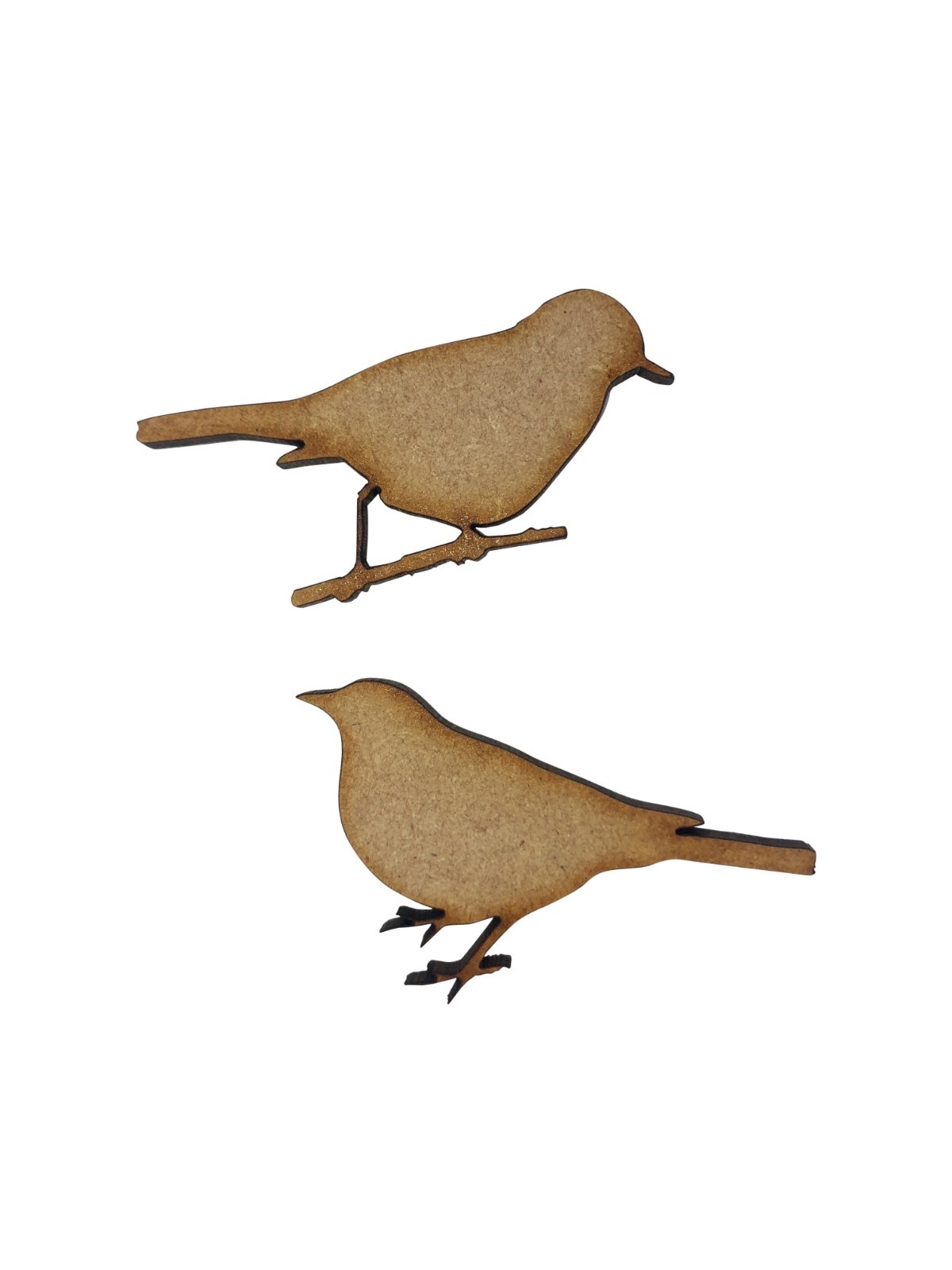 10x Assorted Birds 5cm Wood Craft Embelishments Laser Cut Shape MDF