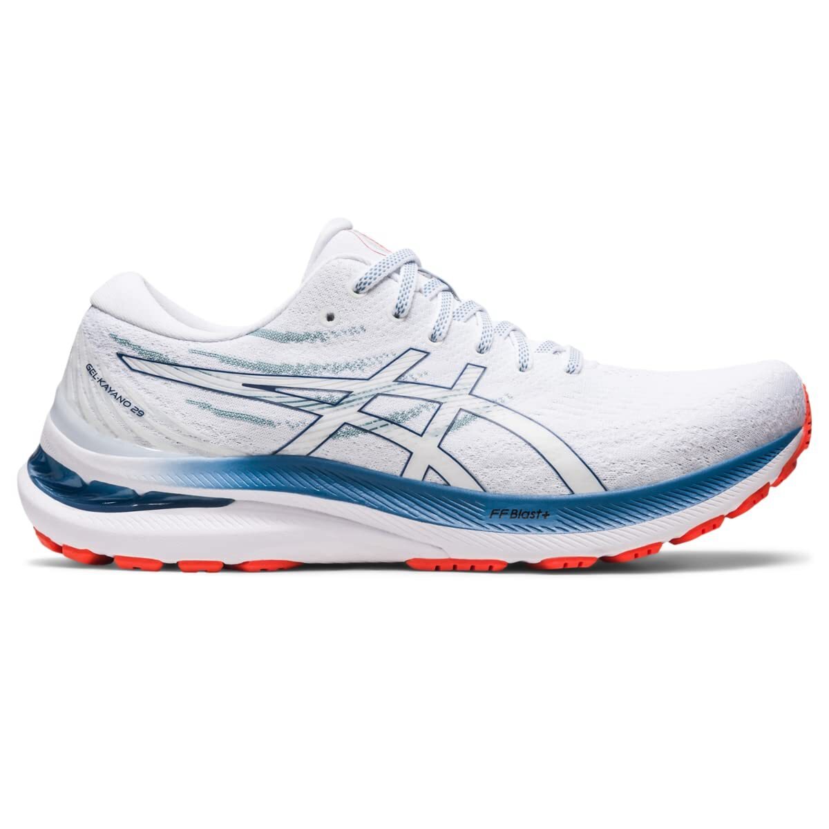 ASICS Men's Gel-Kayano 29 Running 7.5 White/Deep Ocean | eBay