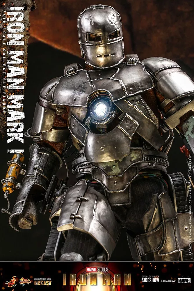 Hot Toys MMS605-D40 Iron Man Mark I 1 Suit Diecast 1/6 Scale 12