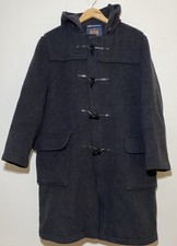 Gloverall Dark Gray Wool Duffle Coat Jacket Womens Xl / Gb 16/ Eur 42/ Fr 44