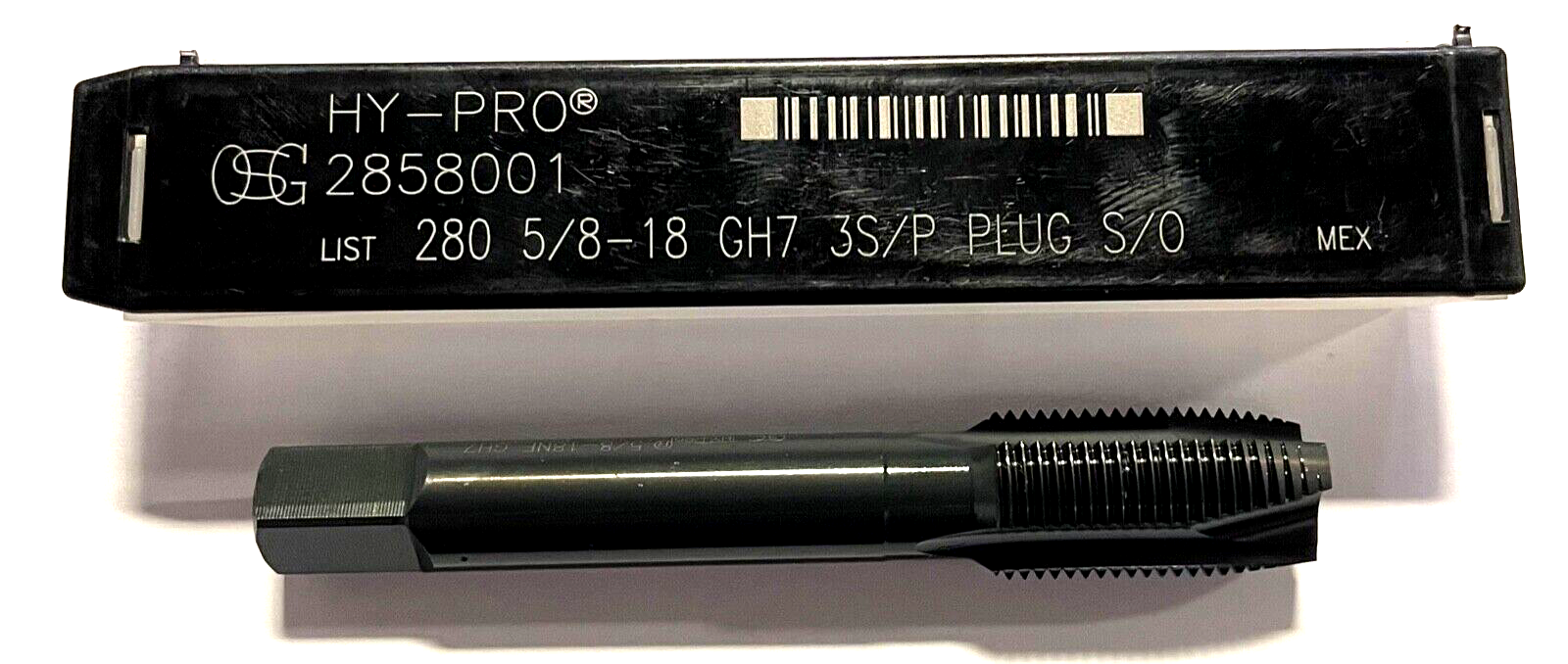 OSG HYPRO 5/818 Cobalt Spiral Point Plug Tap GH7 3 Flute Black Oxide