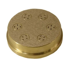 Omcan USA 13376 (13376) #23 Tagliatelle Pasta Die, 2.5Mm, Brass