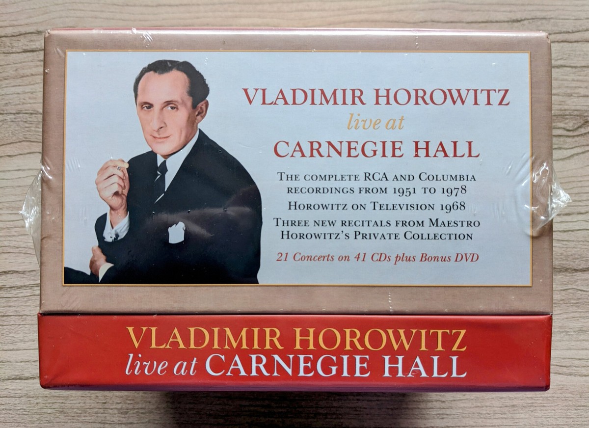 欧42discs CD Vladimir Horowitz Vladimir Horowitz live at Carnegie Hall  88765484172 Sony Classical 紙ジャケ /01800 VLADIMIR HOROWITZ ‎– LIVE AT CARNEGIE HALL / 41CD SONY BOX SET