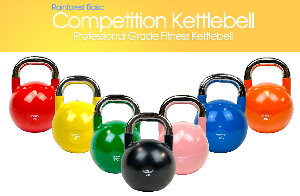 NEW Competition Kettlebell –Professional Grade for Fitness 15-50LB