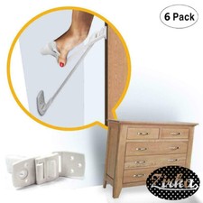 New Furniture And TV Anti Tip Straps 6-Pack Wall Strap For Child Proofing