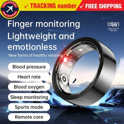 High-End IP68 Intelligenter Ring Messung Blutdruck Herzfrequenz Blutsauerstoff