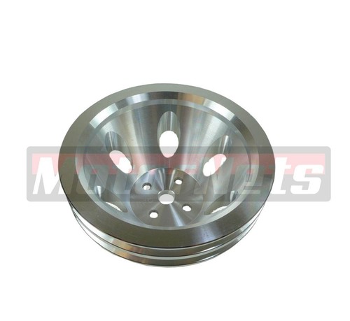 SB Chevy SWP Aluminum 2/3/1 Water Crankshaft Power Steering Pulley Kit 305 350 - Bild 8 von 8