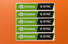 5 PCS Sticker for NVIDIA G-Sync 8mm x 50mm 2020 Version Logo Decal Case
