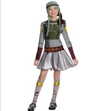 Star Wars Girl  s Boba Fett Costume Sz. L 12/14 NWT