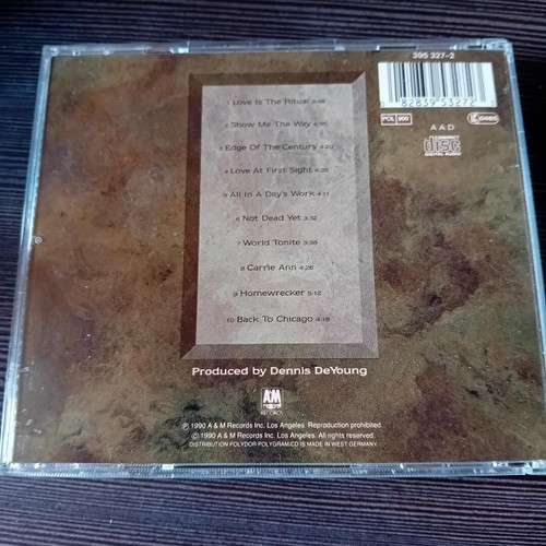 STYX - CD - Edge of the Century - Prog Rock - Sehr Gut - Imagen 2 de 2