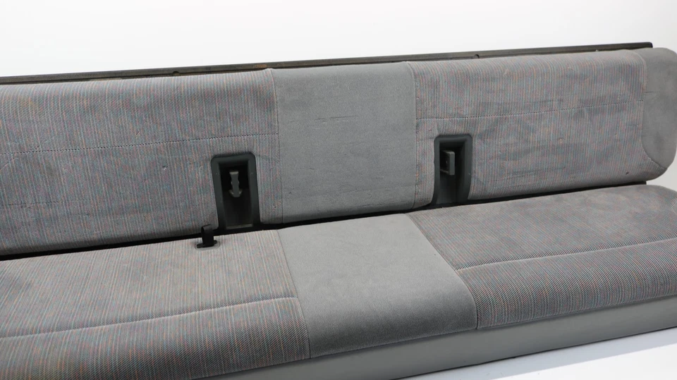 87-97 Ford F150 F250 F350 OBS Extended Cab Rear Cloth Bench Seat OEM - Image 4 of 4