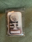 Highland Mint Silver Bar 1 oz Morgan Dollar Design .999 Silver Bullion