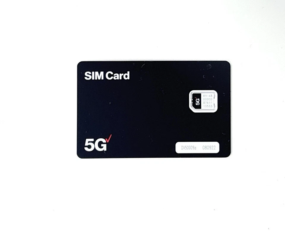 Verizon 5G LTE SIM Card with NFC - Nano (4FF) | New Activation / Replacement - Image 2 of 2