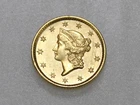 1853-P $1 LIBERTY HEAD ONE DOLLAR GOLD COIN