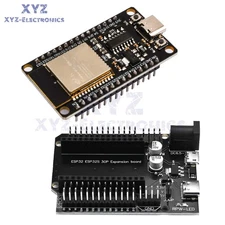 ESP32 CH340C Type C Development Board Wifi Bluetooth + ESP32 30P Expansion Board