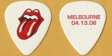 Rolling Stones 2006 A Bigger Bang - 04/13 Melborne concert tour Guitar Pick