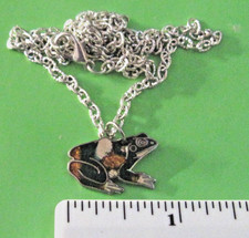 FROG - necklace, pendant GIFT BOXED