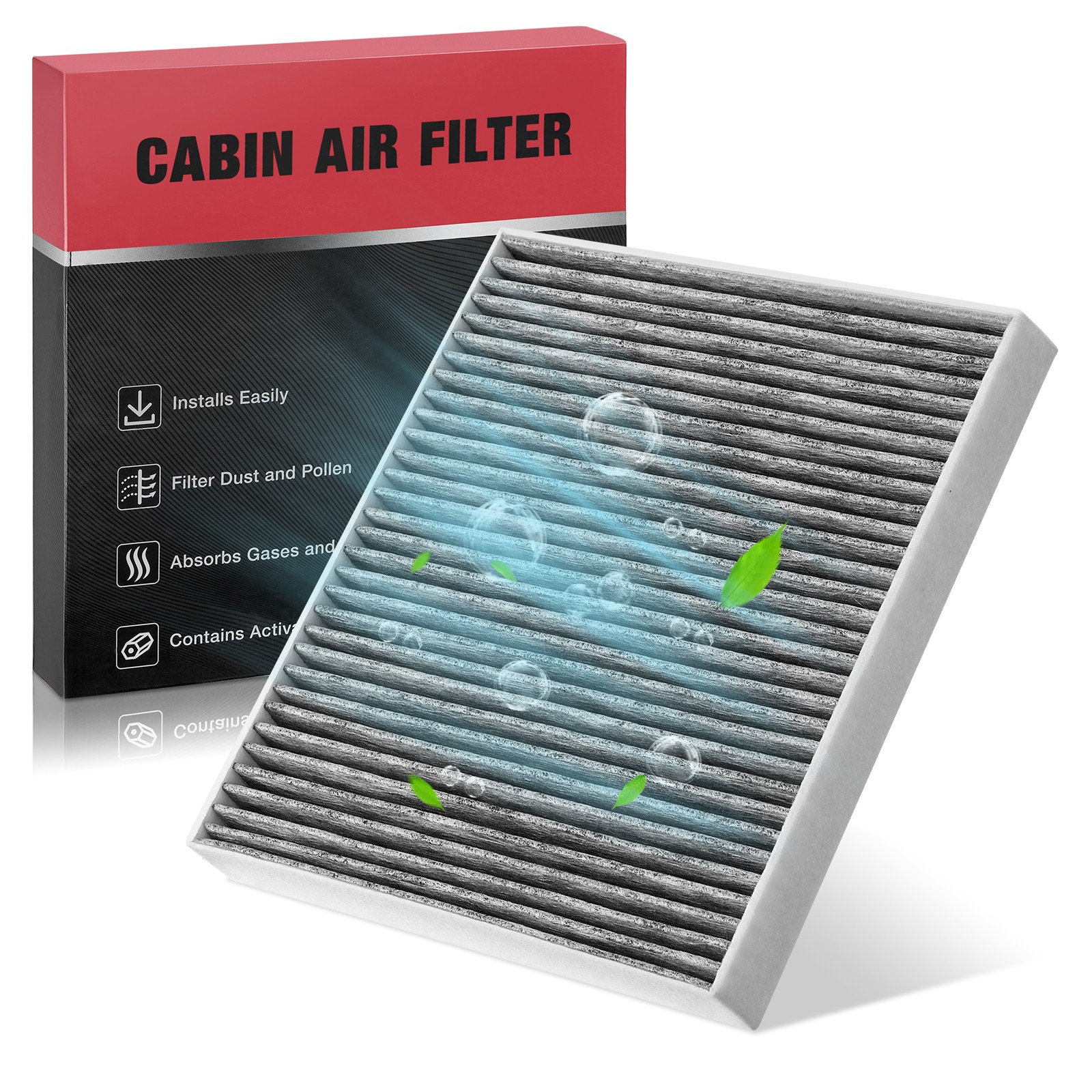 Carbon Cabin Air Filter for Audi A3 1.4L TT Quattro 2.0L TTS Quattro CF11643