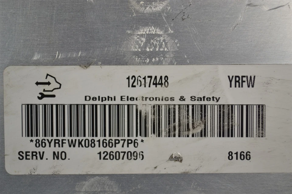 Unidad de control del motor 12607096 GMC CHEVY Cadillac 2006-08 ECU ECM OEM 3M6 256 B9 Foto 3 de 4