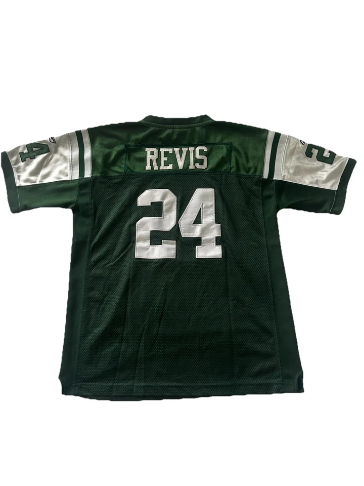 Camiseta Reebok New York Jets Juvenil XXL Darrelle Revis 24 NFL Equipo Onfield Foto 3 de 4