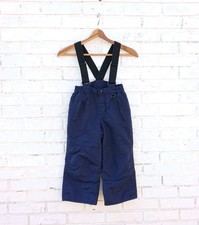 Lands' End Snow Bib Pants Kids Size 5 Navy