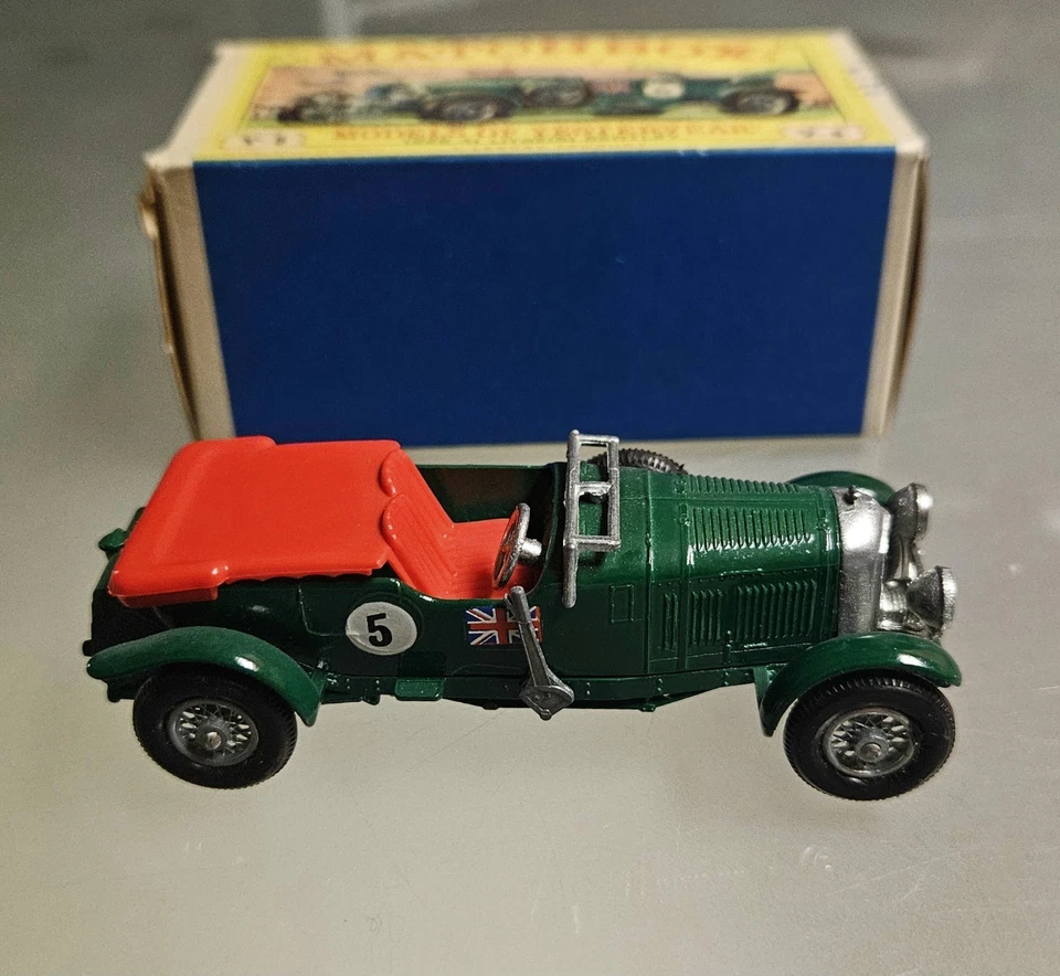 Vintage Matchbox Models of Yesteryear Y5 1929 4 1/2 (S) Bentley Lesney Die Cast - Image 3 of 4