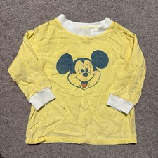 Vintage Disney Mickey Mouse T-Shirt Size 4 1960 Official Rare