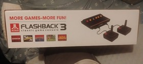 Atari Flashback 3 Classic Black Game Console 60 Game Edition NEW OPEN BOX